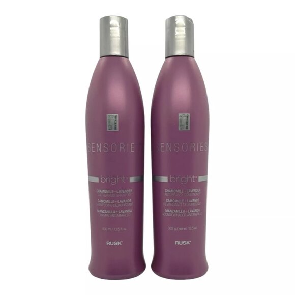 Rusk Chamomile and Lavender Shampoo and Conditioner 13.5 oz each bottle - Picture 1 of 1